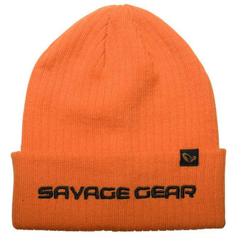 Kepurė Savage Gear Fold-UP Beanie One Size Orange - Hooky.lt